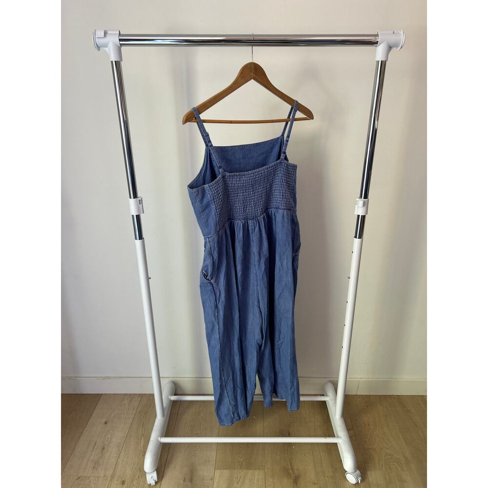 Old Navy Blue Denim Jumpsuit Romper - Picture 5 of 5